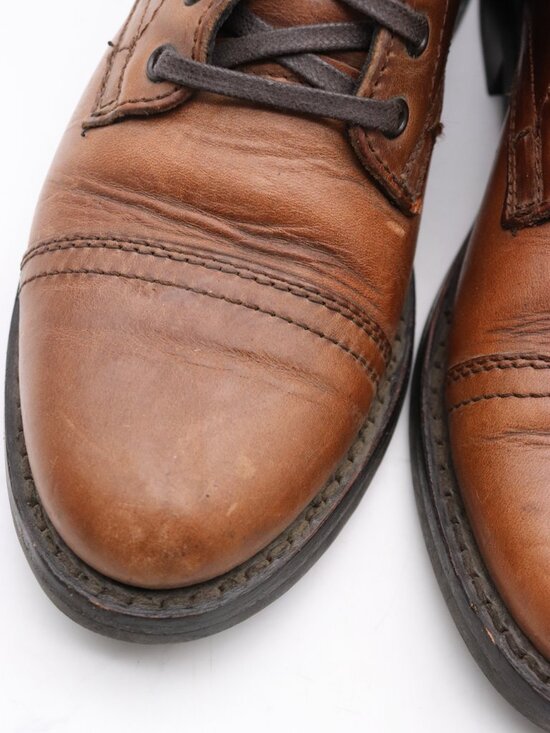Thursday Boot Company Captain Men\'s Size 7 Brown Leather Lace Up Cap Toe Boots main image 9